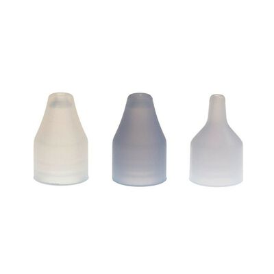 3er Set Spitzen für Tomydoo Nasensauger - Weiß/Blau