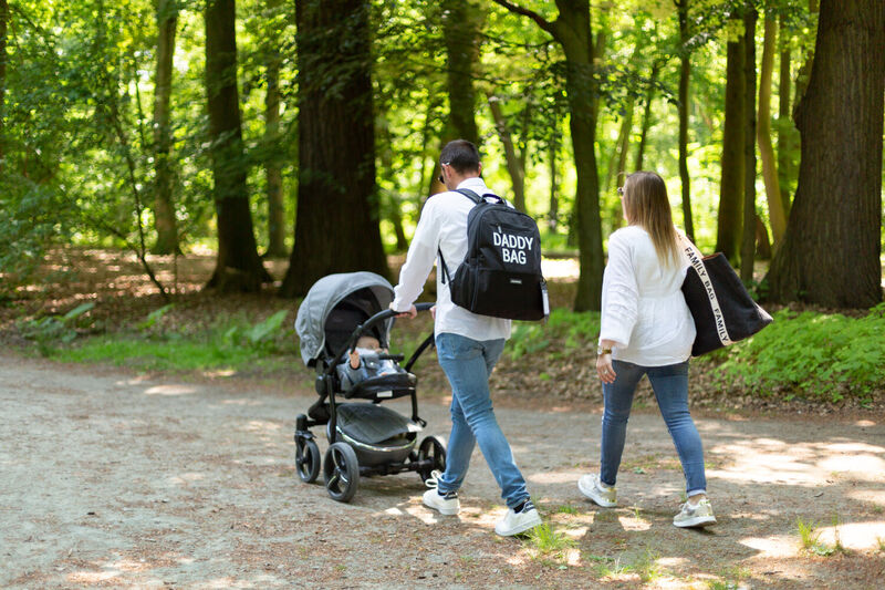 Family Bag Sac A Langer - Signature - Canvas - Noir