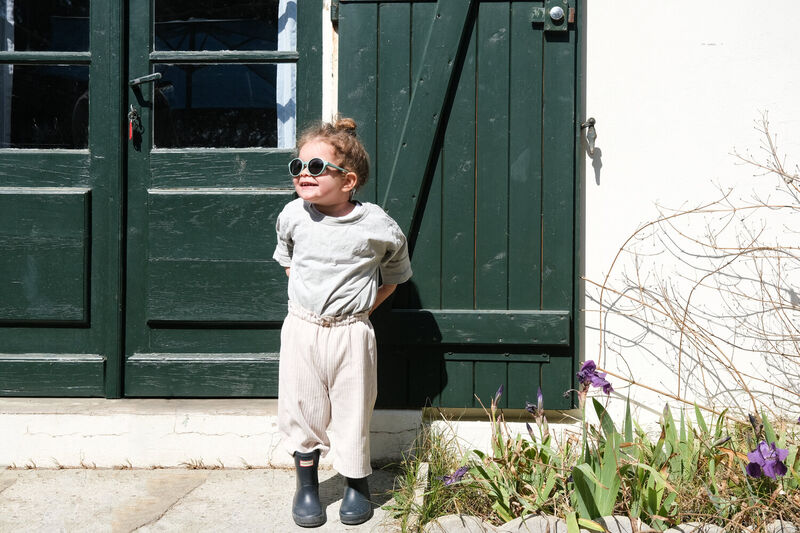 Sunglasses 2-4 years merry tropical green