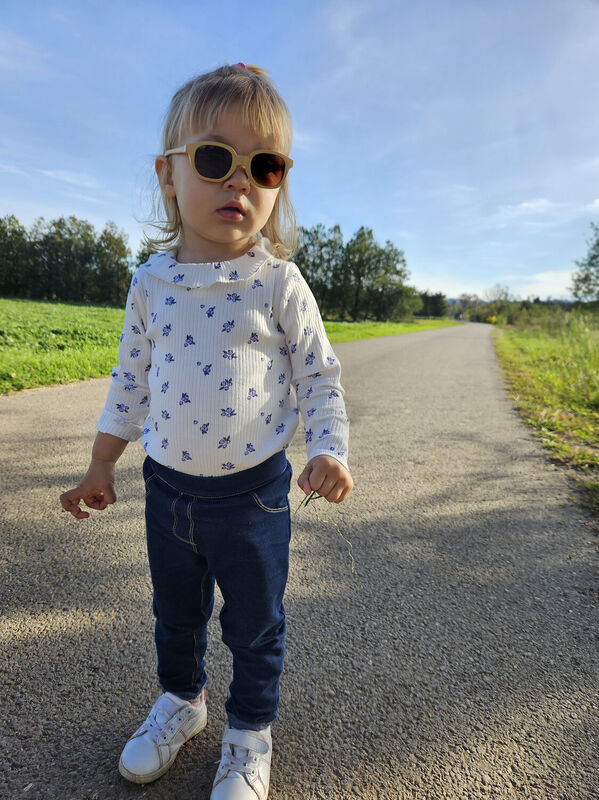  Gafas para 9-24 meses SQUARE LUCKY ocre
