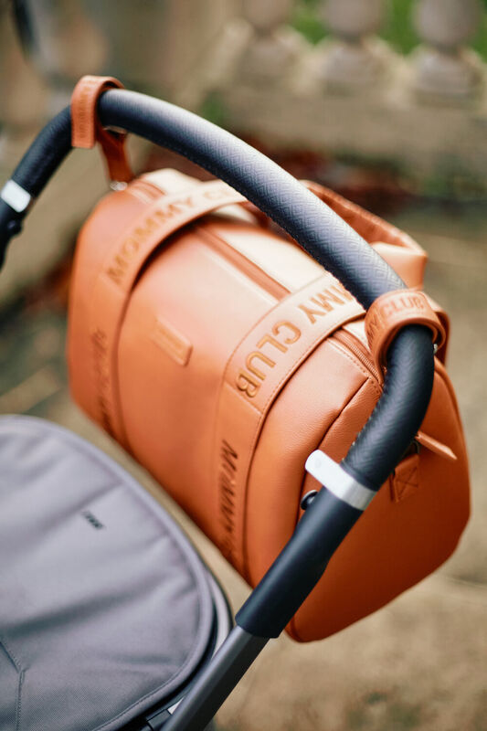 Mommy Club Nursery Bag Mommy bag Nappy Bag - Simili Leather Brown