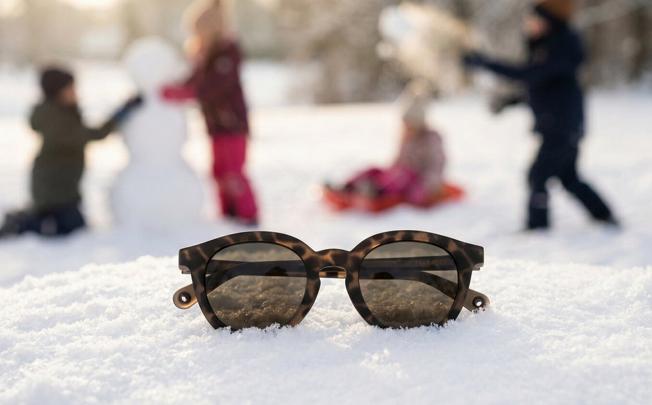 LUNETTES 4-6 ANS SQUARE SUNNY - &Eacute;caille L&eacute;opard