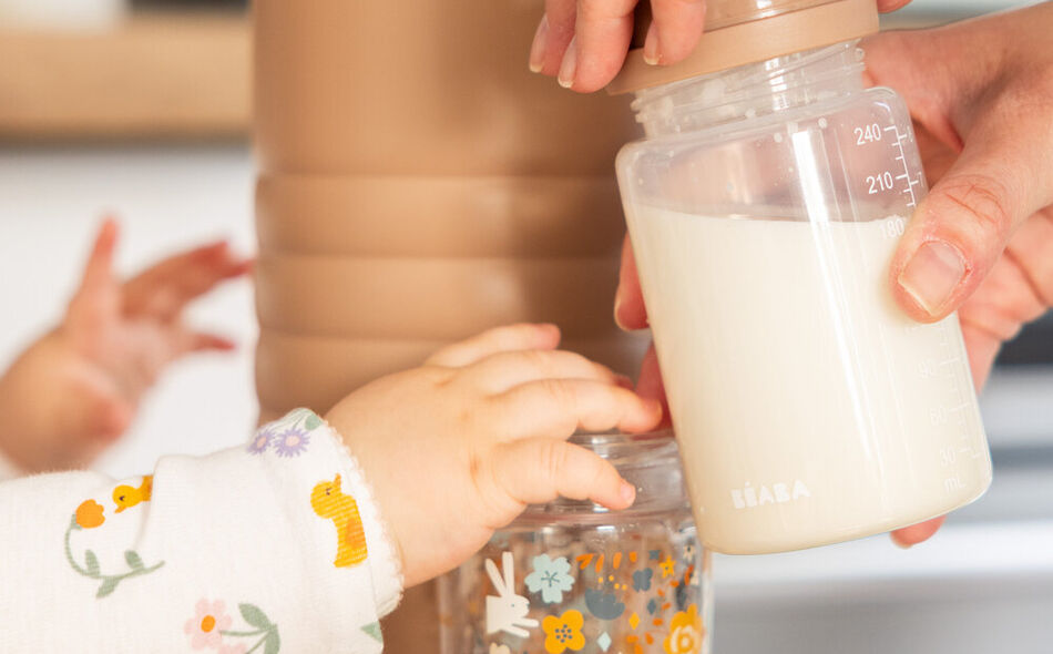 Botellas de conservaci&oacute;n de leche materna para enfriador de leche x2 - Praline