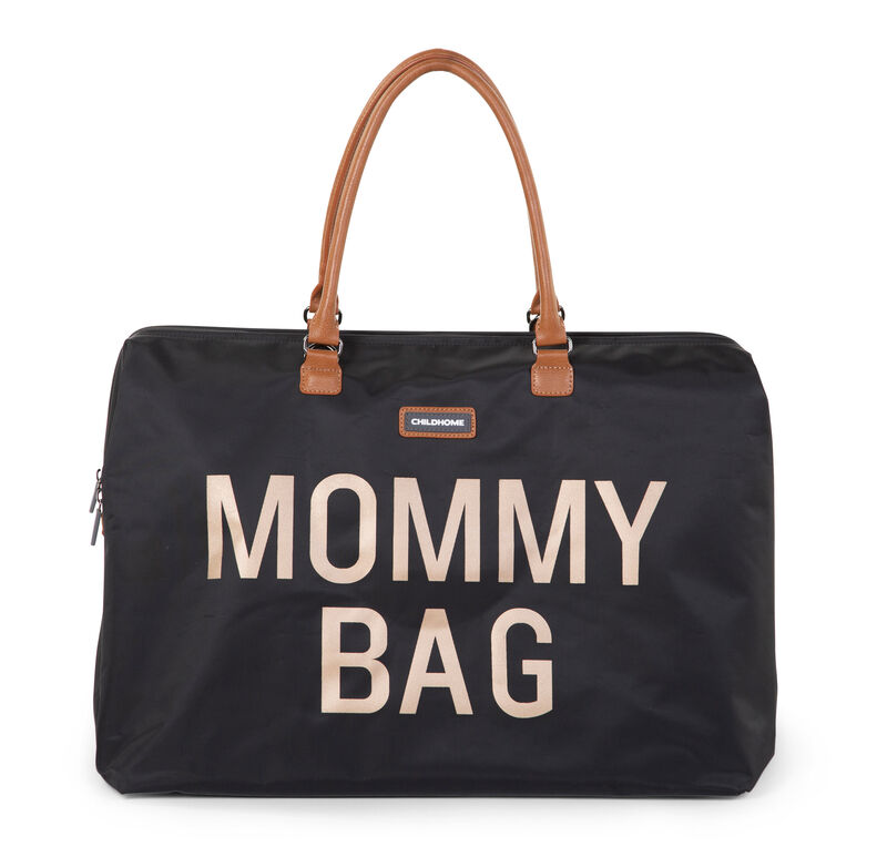 Childhome Mommy Bag - Black/Gold 1