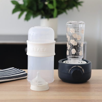 Babymilk Second baby bottle warmer night-blue