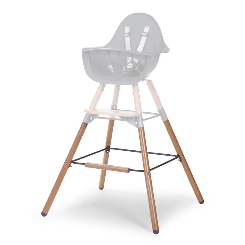 Evolu Extra Set De Pieds Longues + Repose Pieds - Bois - Naturel Anthracite