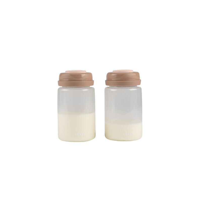 Botellas de conservaci&oacute;n de leche materna para enfriador de leche x2 - Praline