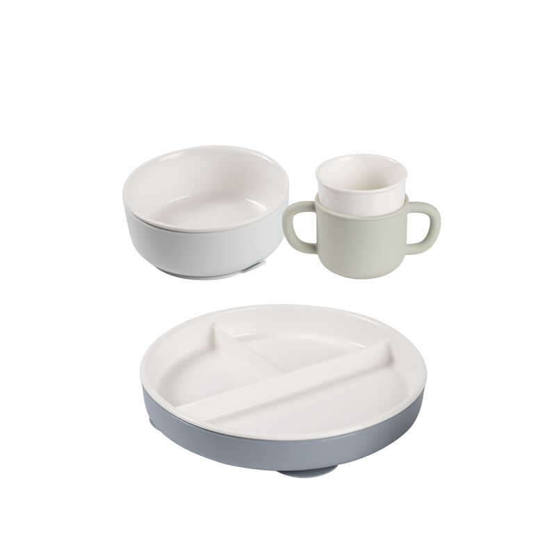 Set de comida de porcelana - Pebble