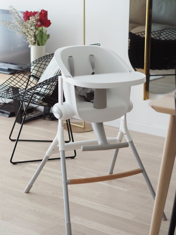 Coussin de chaise haute bébé avec sangles fabriqué France