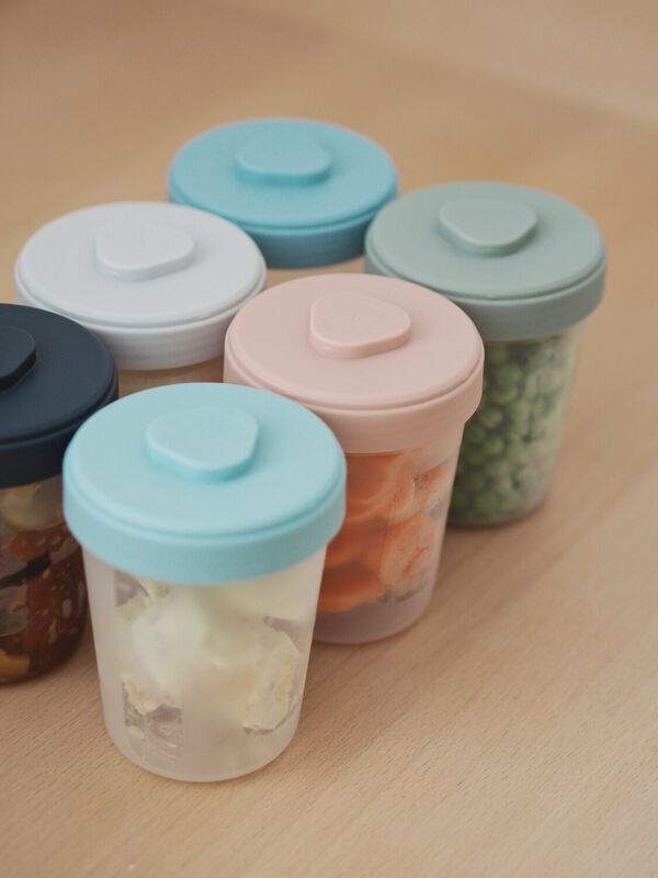 Toddler Food Storage Set -6 Clip Portions Container (6x250 ml) 
