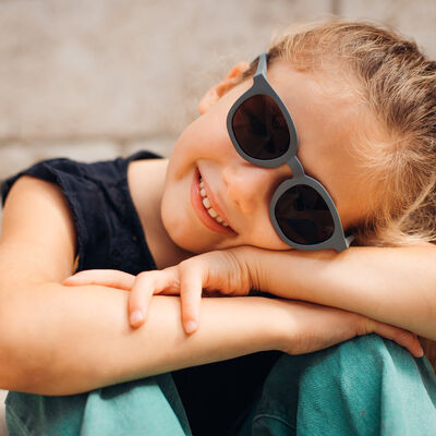 Sonnenbrille 4-6 Jahre SQUARE SUNNY Mineral Grau