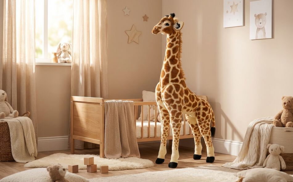 Knuffel 135cm Giraf