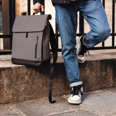 Sac &agrave; dos Oslo - Gris min&eacute;ral
