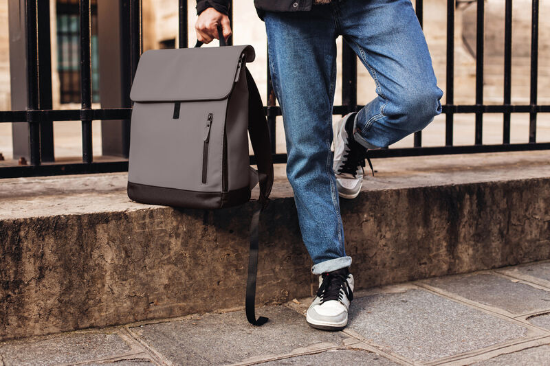 Sac &agrave; dos Oslo - Gris min&eacute;ral