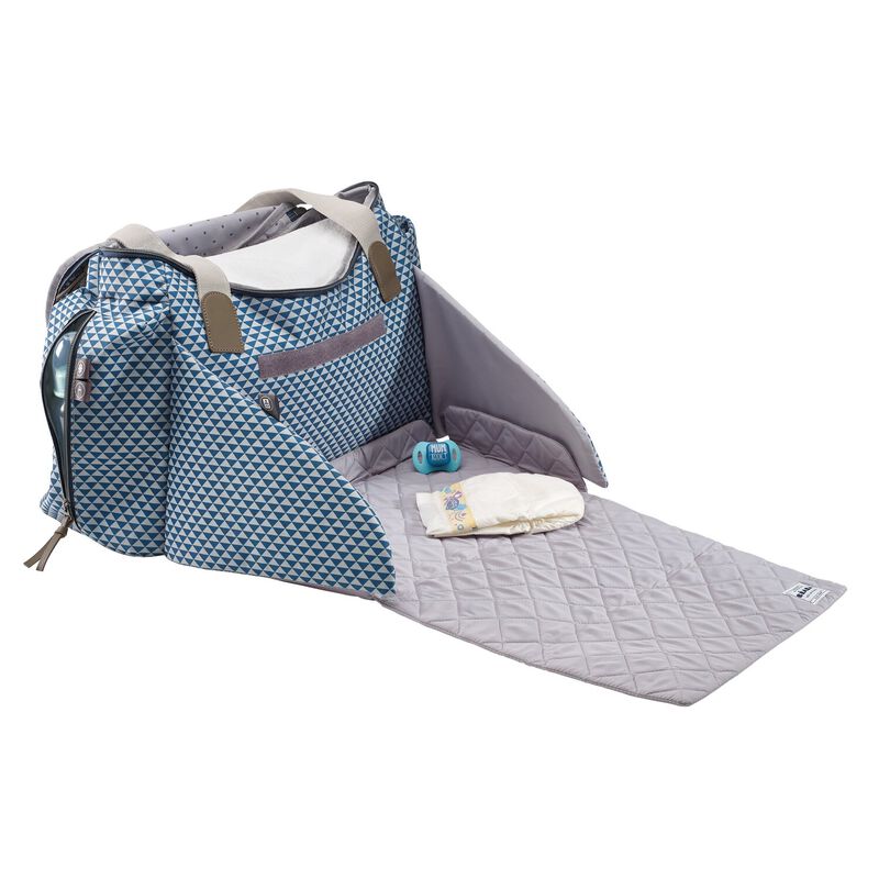 Sac à langer Sydney - Play print Bleu