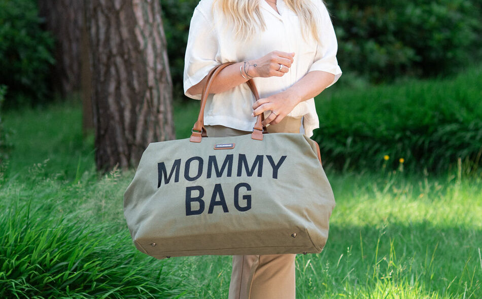 Nursery bag Mommy Bag ® Canvas kaki