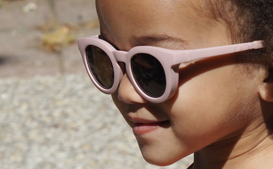 Sunglasses 2-4 years happy dusty rose