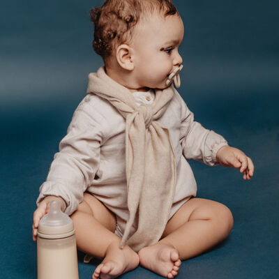 SX Pro 240 ml M flow Colour Essence silicone feeding bottle with teat