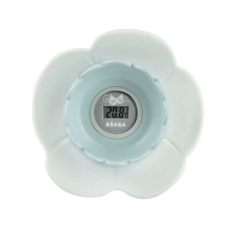 "Lotus" Multi-functional digital thermometer - Green Blue