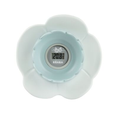 Thermom&egrave;tre de bain Lotus Bleu vert