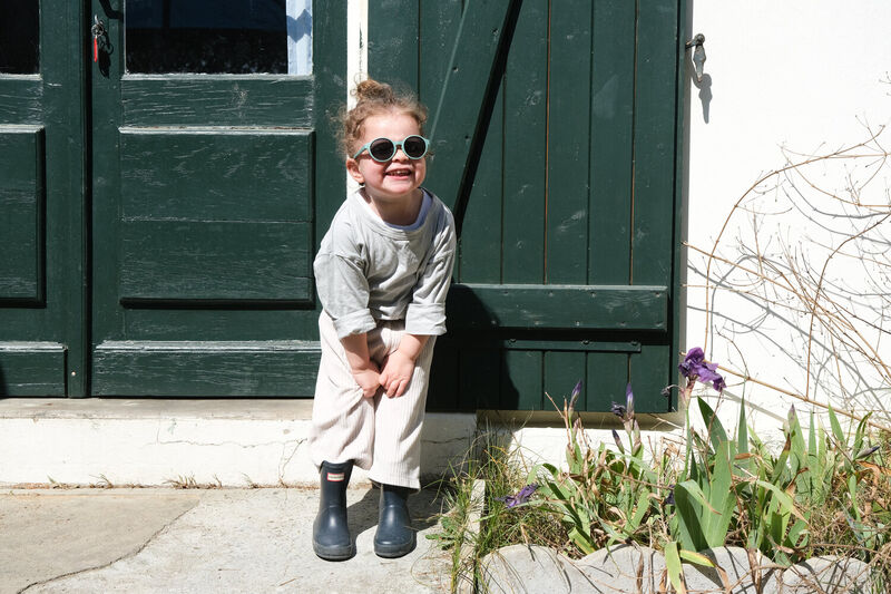 Sunglasses 2-4 years merry tropical green