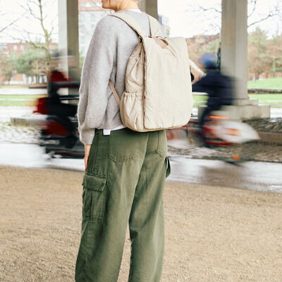 Sac &agrave; dos &agrave; langer Mellow - Beige