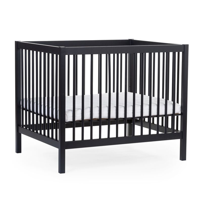 Parc 97 + Roues - 95x75 Cm - Bois - Noir