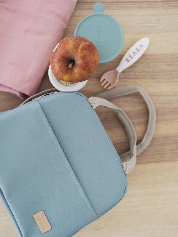 Isothermal lunch bag frosty green