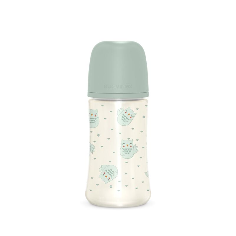 Biberon en polyamide avec t&eacute;tine SX Pro 270 ml d&eacute;bit M Bonhomia Green