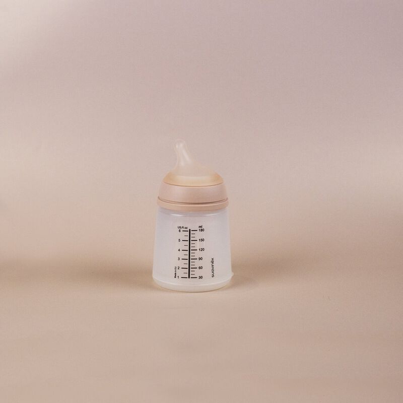 ZERO.ZERO 180 ml anti-colic feeding bottle - Special for breastfeeding