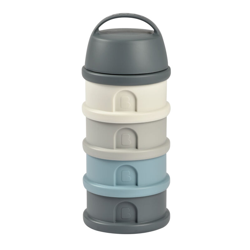 Formula & Snack Container - Mineral grey / blue