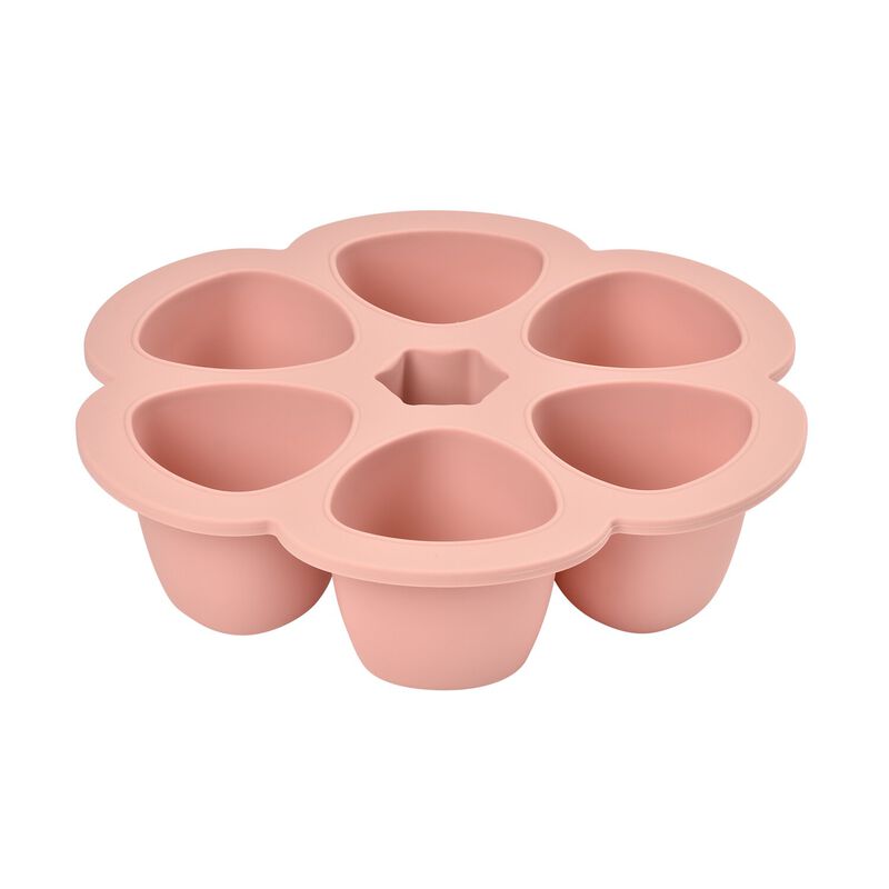 Silicone Multi-Portion Trays 6*5 oz. old pink