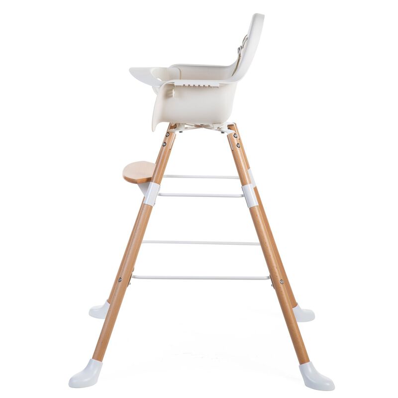 Childhome Evolu Extra Set Long Legs & Footrest - Natural Whi