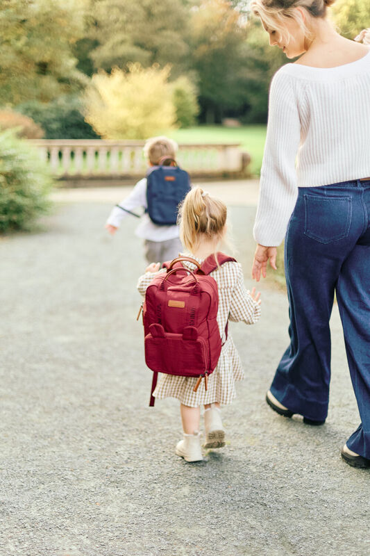 Mini Club Kinderrucksack -  Signature-Look - Urban - Burgundy