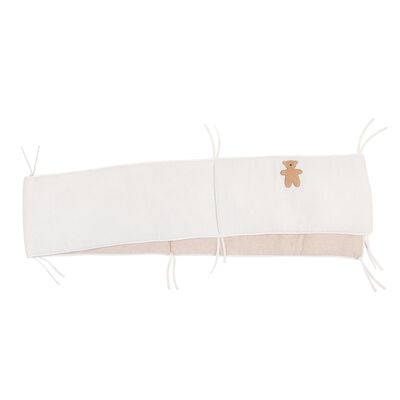 Contour De Parc - 35x340 Cm - Jersey Melange Beige / Muslin 