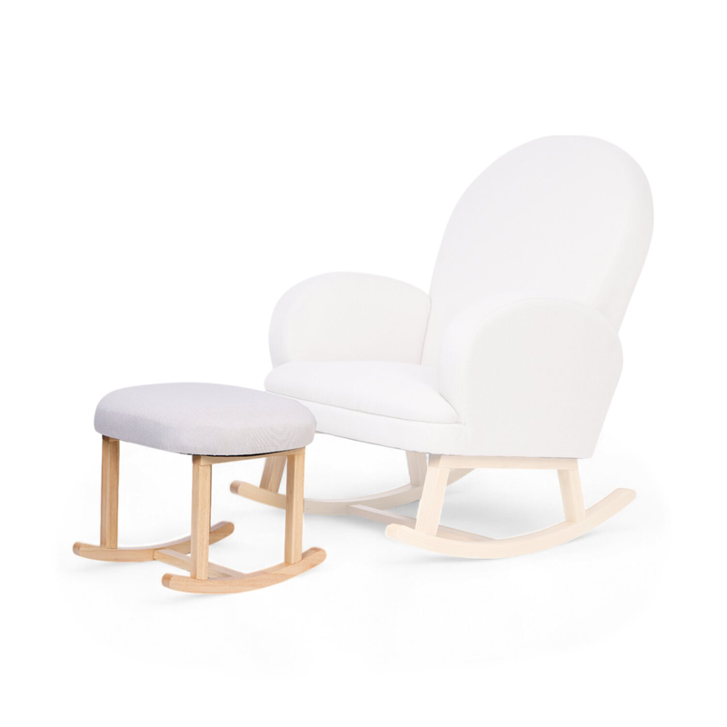 Rocking Footrest - Linen - Beige 