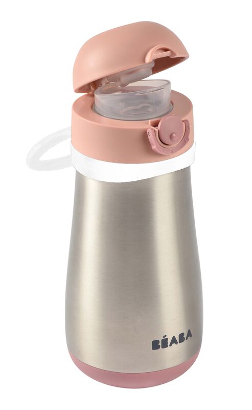Stainless steel bottle 350 ml old pink