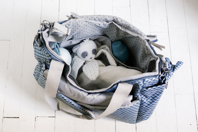 Sac à langer Sydney - Play print Bleu