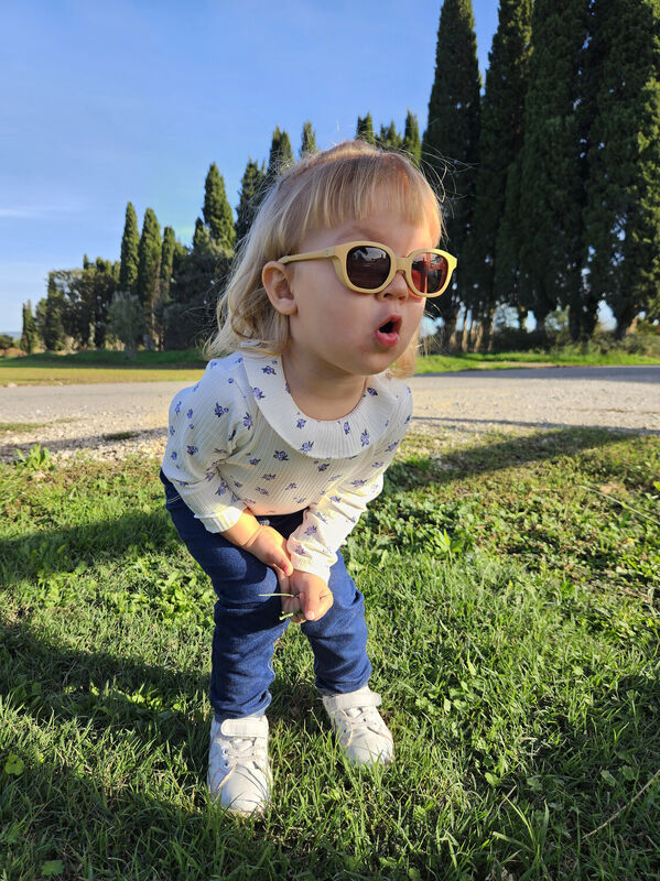  Gafas para 9-24 meses SQUARE LUCKY ocre