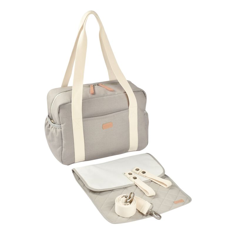 Bolso cambiador Paris pearl grey