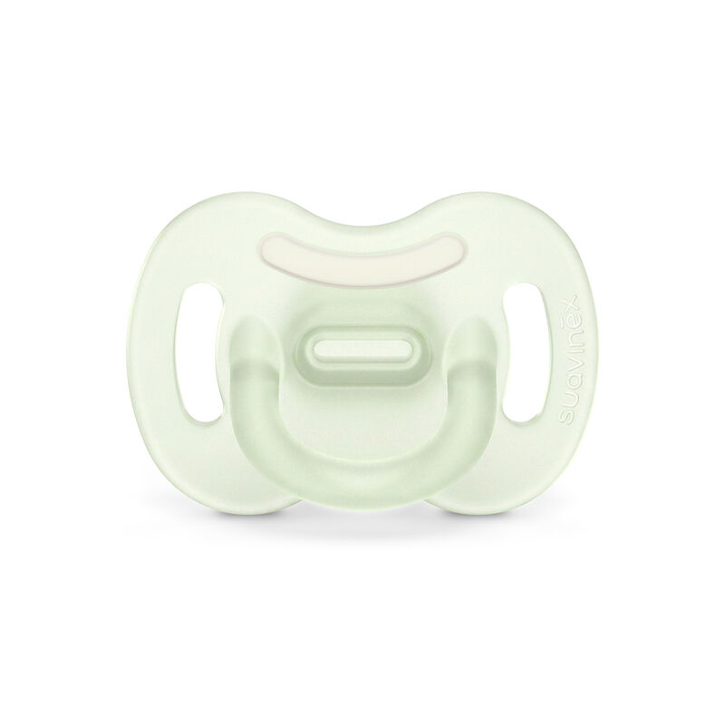Ciuccio Smoothie SX Pro 6/18M Glow in the Dark (interamente in silicone) - Green