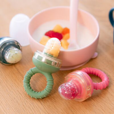Knabber-Schnuller mit Erstickungsschutz - Pink