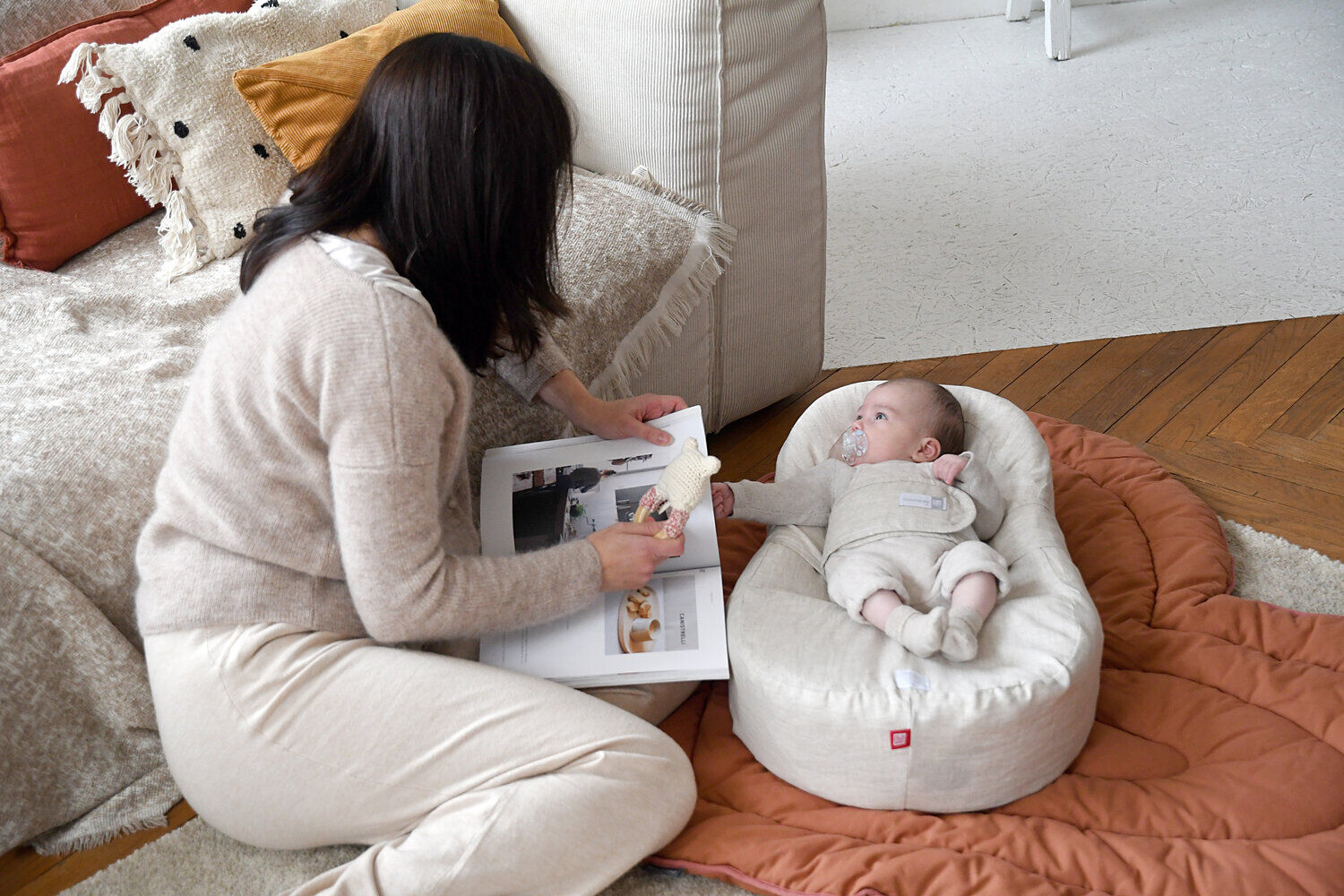 COCOONABABY NATURAL LINEN 2024 (with sheet )