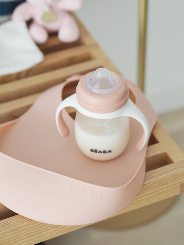 Biberon d'apprentissage 2 en 1 - 210ml Vieux rose