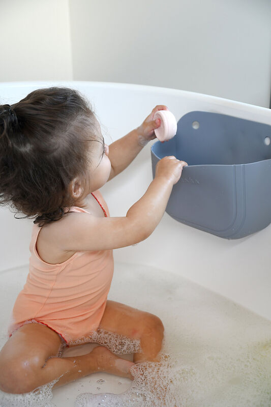 Set da bagno cestino e giochi da bagno in silicone