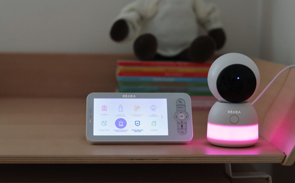 Ecoute bébé vidéo Zen Night Light Blanc