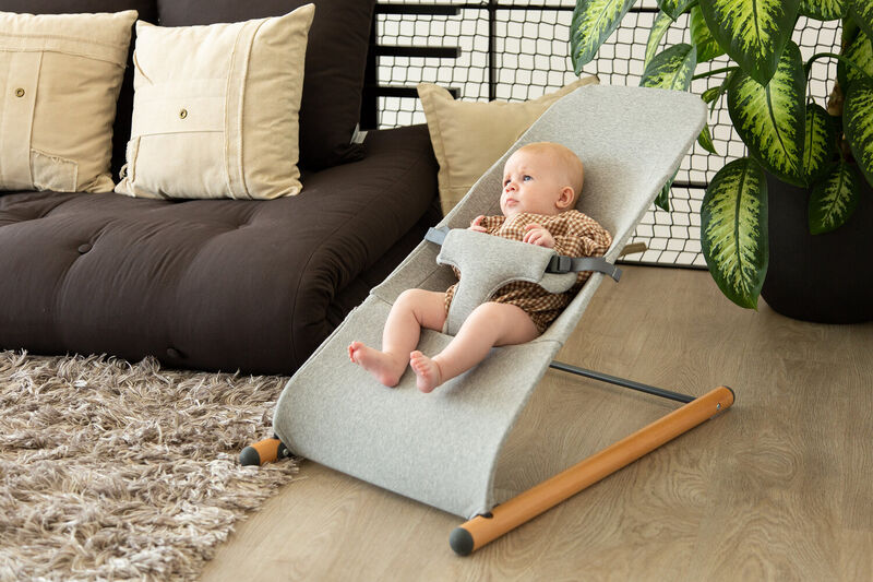 Childhome Evolux Bouncer - Jersey Grey