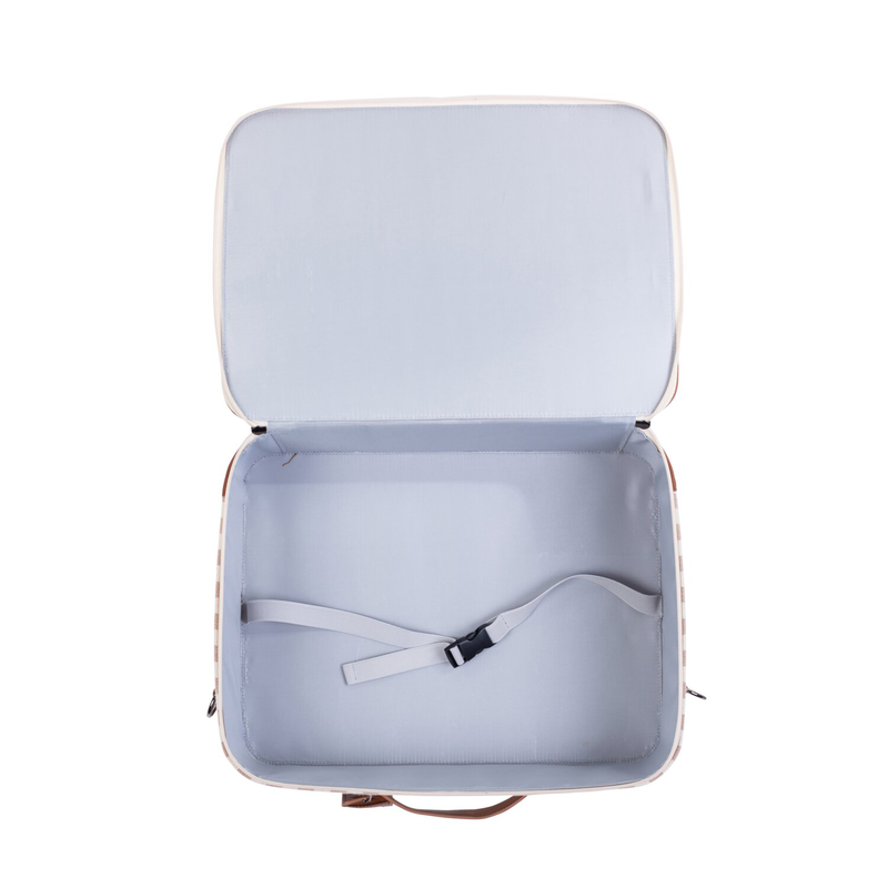 Valigia mini per babimbini - Righe Terracotta