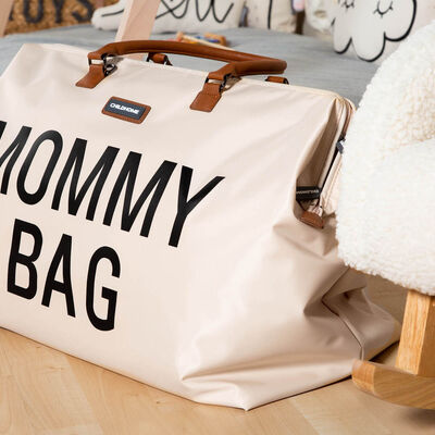 Childhome Mommy Bag - Blanco hueso/Negro