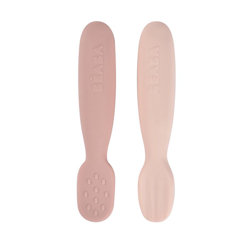Set di 2 pre-cucchiai in silicone - Zucchero filato / Marshmallow 
